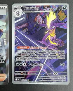 Pokemon TCG Card Lot Of 2 - Janine’s Secret Art & Toxtricity Full Art SIR HP 140 - Image 2