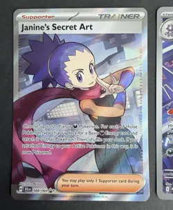Pokemon TCG Card Lot Of 2 - Janine’s Secret Art & Toxtricity Full Art SIR HP 140 - Image 3