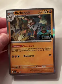 Perfect Order Build & Battle Deck PROMO ONLY Pokemon Barbaracle MEP 065 Holo - Image 3