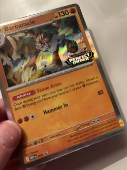 Perfect Order Build & Battle Deck PROMO ONLY Pokemon Barbaracle MEP 065 Holo - Image 5