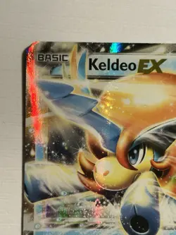 Pokemon Black and White Black Star Promos Keldeo EX BW61 MP - Image 2