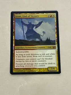 MTG FOIL Iroas, God of Victory Journey Into Nyx Magic the Gathering - Image 1