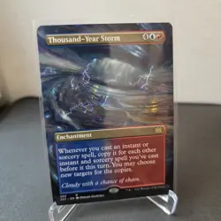 MTG Thousand-Year Storm 390 Borderless Regular Rare Double Masters 2x2 - Image 1