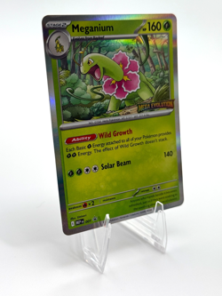 Pokemon Meganium Promo Mega Evolution Stamped Promos 001 - Image 3