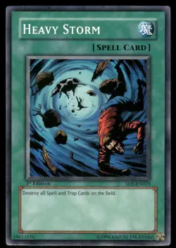 Heavy Storm #SD5-EN023 Yu-Gi-Oh! TCG trading card - Image 1