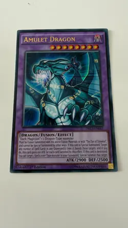 Yu-Gi-Oh! Amulet Dragon DRL3-EN043 Ultra Rare Mint 1st Edition - Image 1