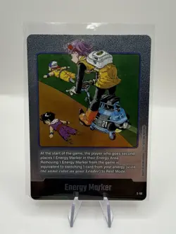 Bulma Gohan E-56 Silver Energy Marker Dragon Ball Manga Booster Card Fusion Worl - Image 1
