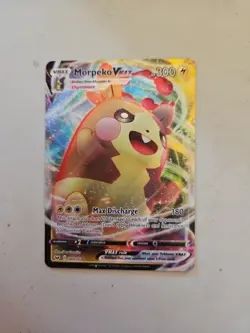 Pokemon TCG Morpeko VMAX 080/202 Swsh01: Sword & Shield Holo - Image 1
