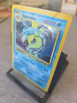Pokemon Gyrados Holo Rare TCG Card 6/102 Base Set MP Condition - Image 2