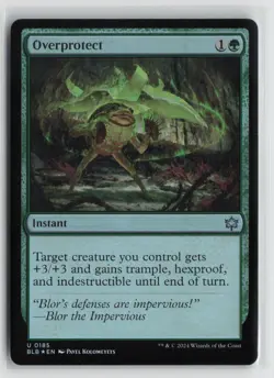Overprotect 0185 Foil Bloomburrow BLB MTG Magic - Image 1