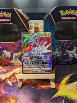 Pokemon TCG: Dialga GX 100/156 Sun & Moon Ultra Prism: Holo Rare Art - Image 1