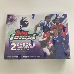 1x Topps Finest Premier League 2026 - Hobby Box - Sealed In Hand - Fast Ship ✅ - Image 1