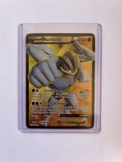 Pokemon TCG Machamp EX Full Art Holo Card Ancient Origins 90/98 - Image 1