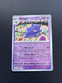 Pokemon Gengar TCG Scarlet & Violet 151 Card 094/165 Reverse Holo - Image 1