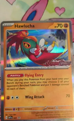Hawlucha - 007 (Prerelease) 007 Sv: Scarlet & Violet Promo Cards Holo - Image 1