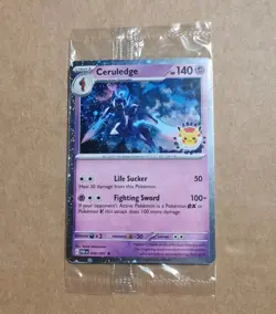 Ceruledge 040/091 - Pokemon Day 2024 Stamped Sealed Promo Card Pokemon- Mint - Image 1