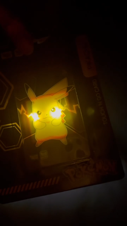 UltraRare Pokemon Pikachu LEDLight Card- Nintendo Exclusive Limited Collectible - Image 2