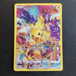 Pikachu 160/159 Pokemon Card Crown Zenith Secret Rare Full Art NM 1 - Image 1