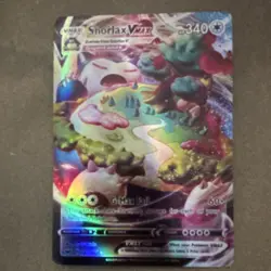Snorlax VMAX Full Art Ultra Rare Holo Pokemon Card Sword & Shield 141/202 - Image 1