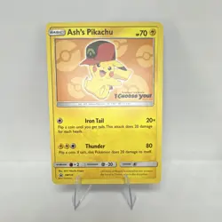 Ash's Pikachu I Choose You! Black Star Promo Lot - 6 Cards - SM109-SM114 - LP - Image 5