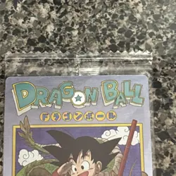 4-26 CR Son Goku on Shenron Dragon Ball Itajaga Concept Rare Plastic Card New NM - Image 2