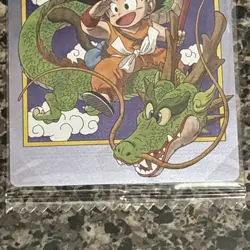 4-26 CR Son Goku on Shenron Dragon Ball Itajaga Concept Rare Plastic Card New NM - Image 3