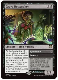 Grave Researcher MTG SOS NM Non Foil Near Mint Fast Shipping From Canada - Image 1