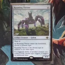 MTG Roaming Throne Lost Caverns of Ixalan Regular Rare 258 Colorless Artifact G… - Image 1
