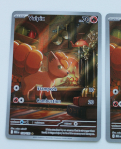 POKEMON MEGA EVOLUTION VULPIX IR 138/132 3 CARDS - Image 2