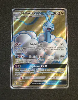 Pokemon TCG Altaria GX Dragon Majesty 68/70 Full Art Ultra Rare NM Condition - Image 1