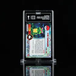 POP 2 TAG 9 MINT Caterpie #10 Spectra-Chrome Pokemon Topps Chrome Series 1 - Image 2
