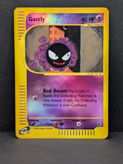 Gastly 109/165 Expedition Base Set Reverse Holo Rare Pokemon TCG Nintendo NM - Image 1