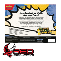 Pokemon TCG: Mega Evolution Ascended Heroes - Mega Feraligatr ex Box - Image 5