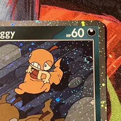 Scraggy SVP186 COSMOS HOLO SWIRL Black Star Promo DOUBLE SWIRL TCG 2025 S&V NM - Image 2