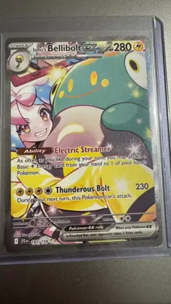 Iono's Bellibolt ex - 183/159 - SIR - Journey Together - Pokemon Card - NM/M - Image 1