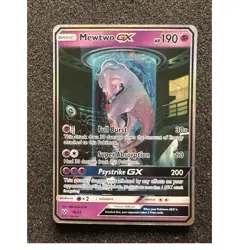 Pokemon TCG Mewtwo GX 78/73 Shining Legends Secret Rare Holo ENG 2017 190HP - Image 1