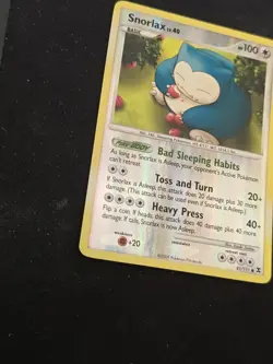 Pokemon TCG Snorlax Platinum 81/111 Reverse Holo Rare Basic HP100 English Card - Image 2