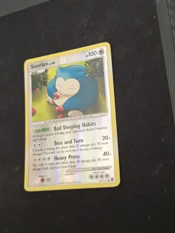 Pokemon TCG Snorlax Platinum 81/111 Reverse Holo Rare Basic HP100 English Card - Image 3