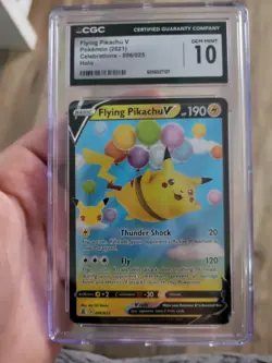 Flying Pikachu V 006/025 Celebrations Ultra Rare Holo CGC 10 Pokemon Company - Image 1