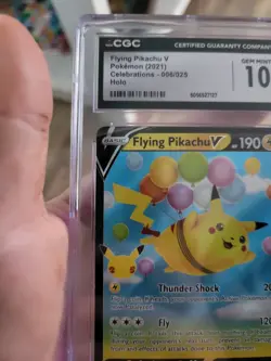 Flying Pikachu V 006/025 Celebrations Ultra Rare Holo CGC 10 Pokemon Company - Image 5