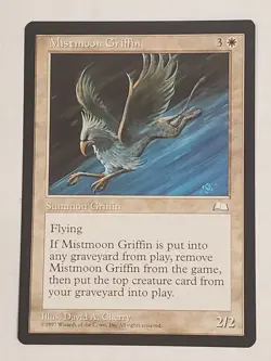 MTG Mistmoon Griffin (Weatherlight/White/U) - BGM - Image 1