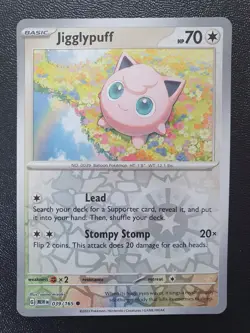Pokemon - Jigglypuff 039/165 - Scarlet & Violet 151 - Reverse Holo - Near Mint - Image 1