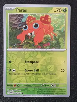 Pokemon - Paras 046/165 - Scarlet & Violet 151 - Reverse Holo - Near Mint - Image 1