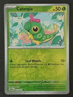 Pokemon - Caterpie 010/165 - Scarlet & Violet 151 - Reverse Holo - Near Mint - Image 1