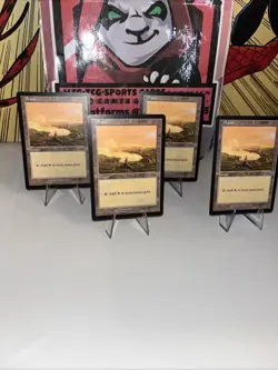 4xPlains 334 - Urza’s Saga - Magic The Gathering MTG - Land - LP PLAYSET - Image 2