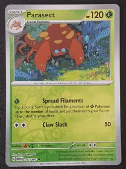Pokemon - Parasect 047/165 - Scarlet & Violet 151 - Reverse Holo - Near Mint - Image 1