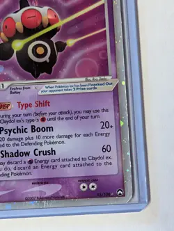 Pokemon Claydol ex 93/108 EX Power Keepers Ultra Rare Holo Stage 1 120 HP - Image 4