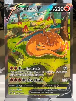 CHARIZARD V #SWSH260 POKEMON SWORD & SHIELD PROMO CARDS ULTRA PREMIUM COLLECTION - Image 1
