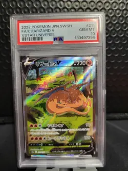 2022 POKEMON CHARIZARD V #211 PSA 10 JP VSTAR UNIVERSE GEM MINT - Image 3