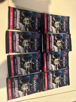 MTG Kamigawa Neon Dynasty Set Booster Pack 8ct New Sealed Plus 1 Draft Pack - Image 1
